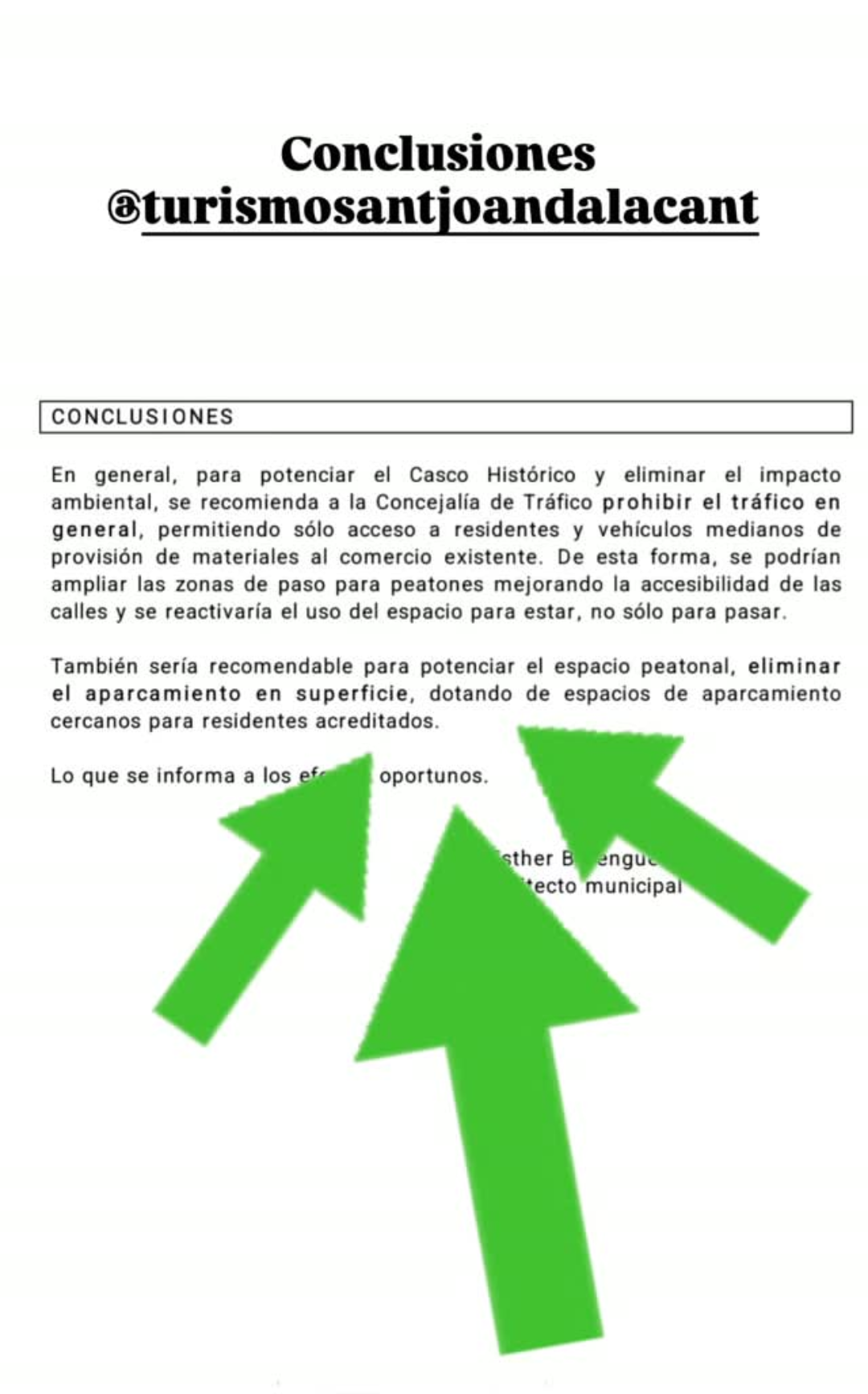 Conclusions de l’informe municipal que recomanen restringir trànsit i potenciar l’espai de vianants.
